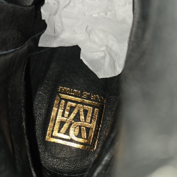 Pour La Victoire Black Heeled Boots - Picture 10 of 10